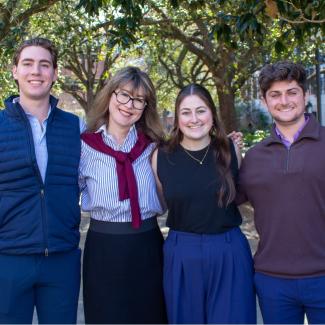 Jacob Kelly, Mariya Letdin, Sierra Wicker and Will Myers.